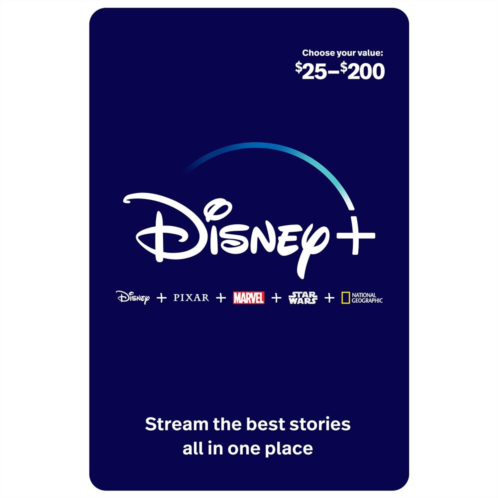 Disney+ Gift Card (Streaming Service Only)