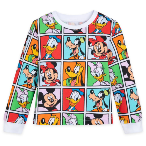 Disney Mickey Mouse and Friends Pullover Long Sleeve T-Shirt for Girls