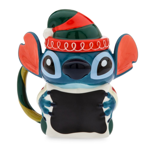 Disney Stitch Holiday Mug with Lid Lilo & Stitch