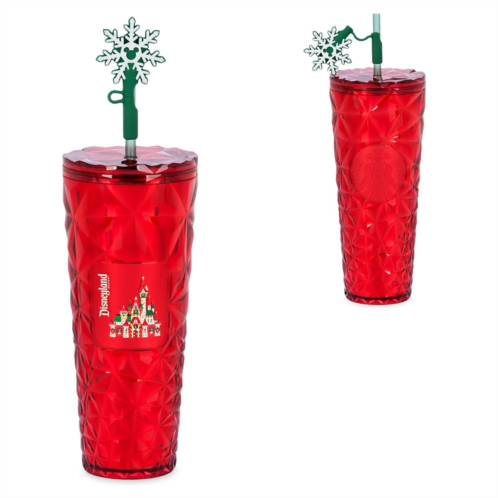 Disneyland Holiday Starbucks Travel Tumbler Red