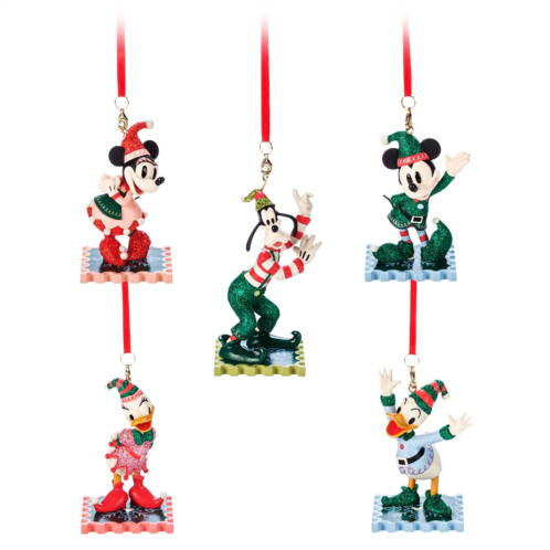 Disney Mickey Mouse and Friends Holiday Sketchbook Ornament Set