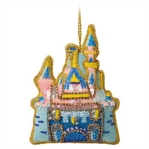 Sleeping Beauty Castle Beaded Ornament Disneyland