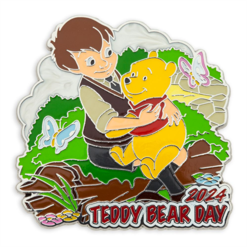 Disney Winnie the Pooh and Christopher Robin Teddy Bear Day 2024 Pin Limited Edition