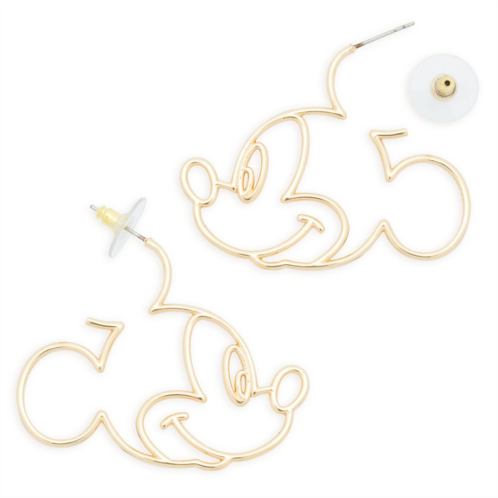 Disney Mickey Mouse Face Hoop Earrings by BaubleBar