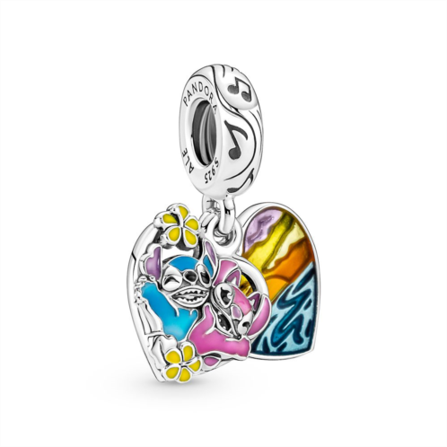 Stitch and Angel Ohana Double Dangle Charm by Pandora Lilo & Stitch Disney Parks