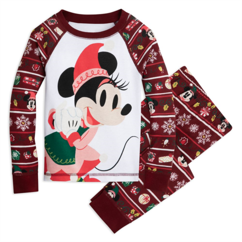 Disney Mickey and Minnie Mouse Holiday Family Matching PJ PALS for Girls Knit