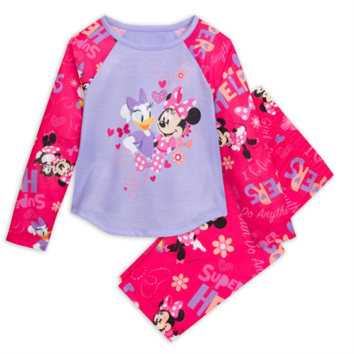 Disney Minnie Mouse and Daisy Duck Pajamas for Girls