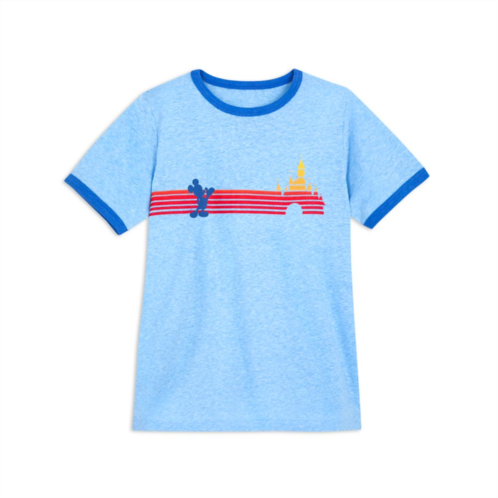 Disney Mickey Mouse Sleeping Beauty Castle Ringer Tee for Kids