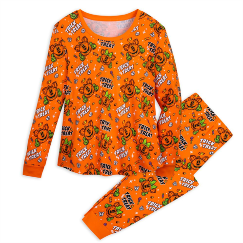 Disney Mickey and Minnie Mouse Halloween Pajama Set for Women