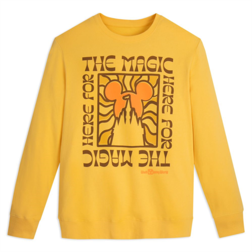 Mickey Mouse Here For the Magic Pullover Sweatshirt for Adults Walt Disney World