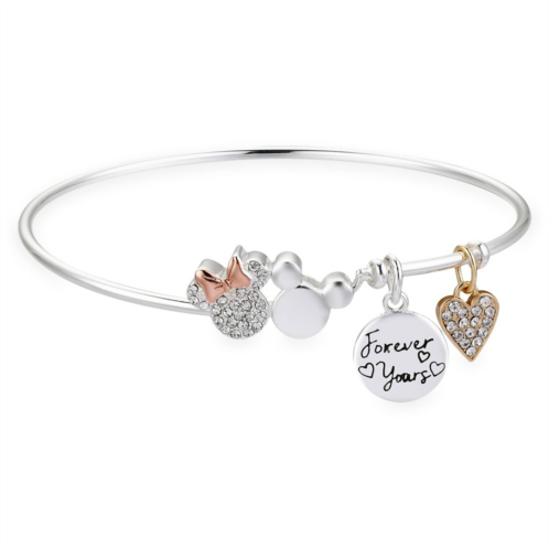 Disney Mickey and Minnie Mouse Forever Yours Bangle