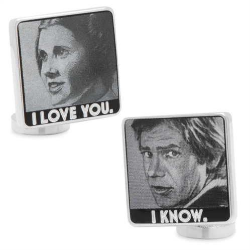 Disney Princess Leia and Han Solo Cufflinks