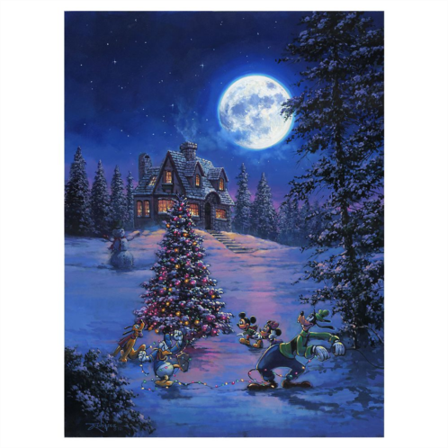 Disney Winter Lights Gallery Wrapped Canvas by Rodel Gonzalez Limited Edition