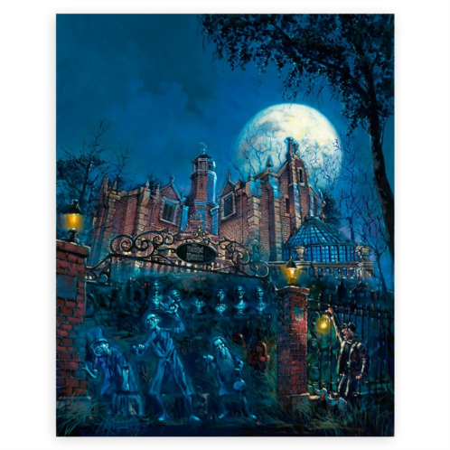 Disney The Haunted Mansion Haunted Mansion Signed Giclee by Rodel Gonzalez Limited Edition