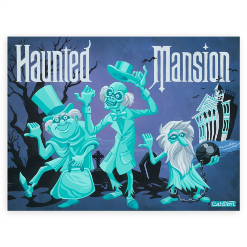 Disney The Haunted Mansion The Travelers Signed Giclee by Trevor Carlton Limited Edition