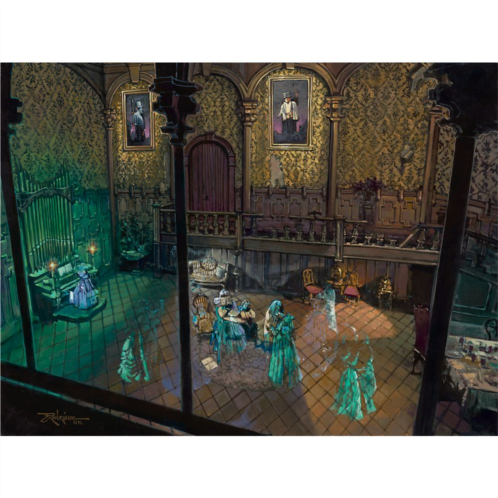 Disney The Haunted Mansion Foolish Mortals Gallery Wrapped Canvas by Rodel Gonzalez Limited Edition