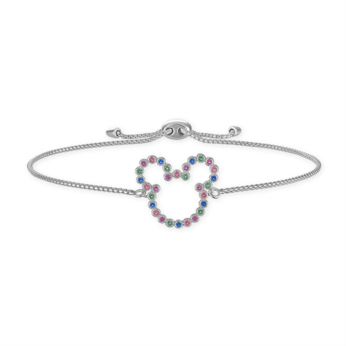 Disney Mickey Mouse Icon Multi-Colored Gems Bracelet by Rebecca Hook