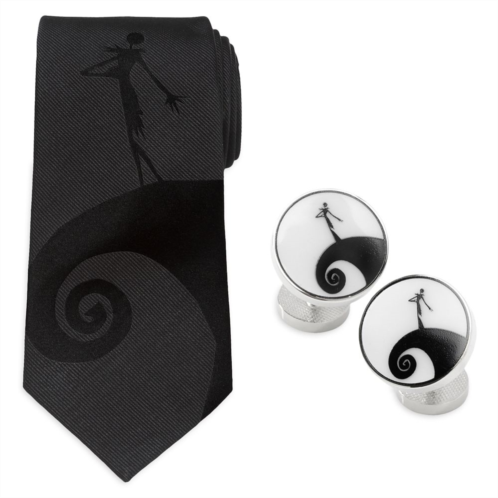 Disney Jack Skellington Cufflinks and Tie Set The Nightmare Before Christmas