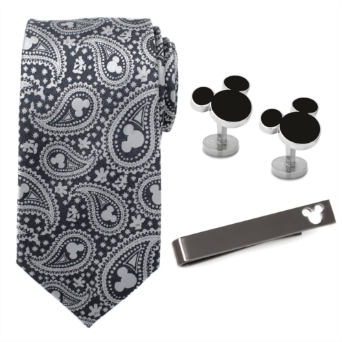 Disney Mickey Mouse Icon Tie, Cufflinks and Tie Clip Gift Set