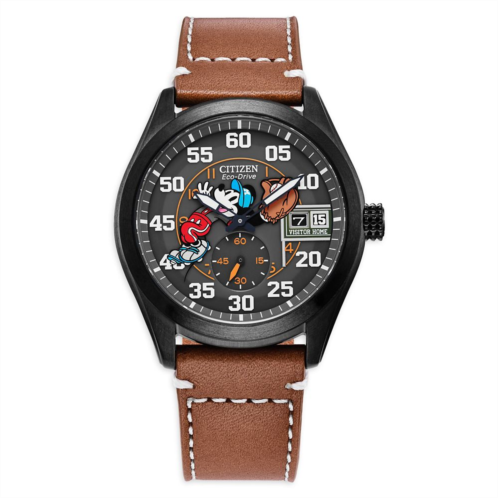 Disney Mickey Mouse Baseball Eco-Drive Watch for Adults by Citizen