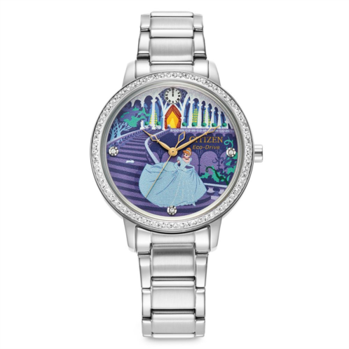 Disney Cinderella Watch with Pin Set for Women by Citizen