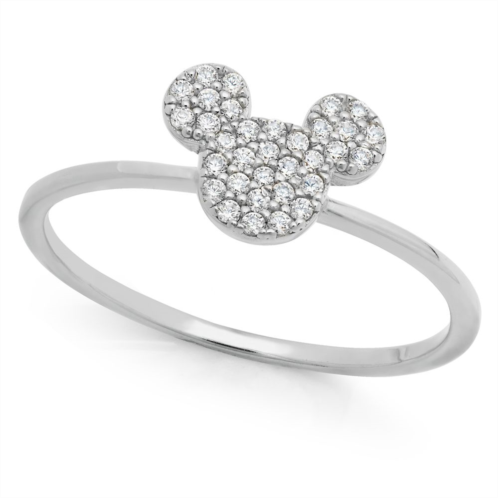 Disney Mickey Mouse Icon Ring by CRISLU - Platinum