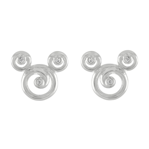 Disney Mickey Mouse Swirl Icon Earrings by Rebecca Hook