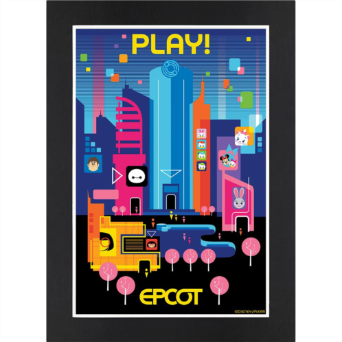 Disney EPCOT Play! Matted Print