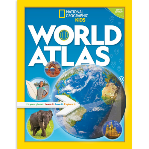 Disney National Geographic Kids World Atlas Book, Sixth Edition