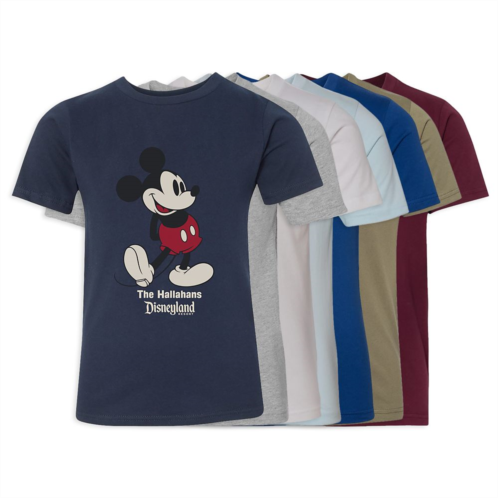 Kids Disneyland Standing Mickey Mouse T-Shirt Customized