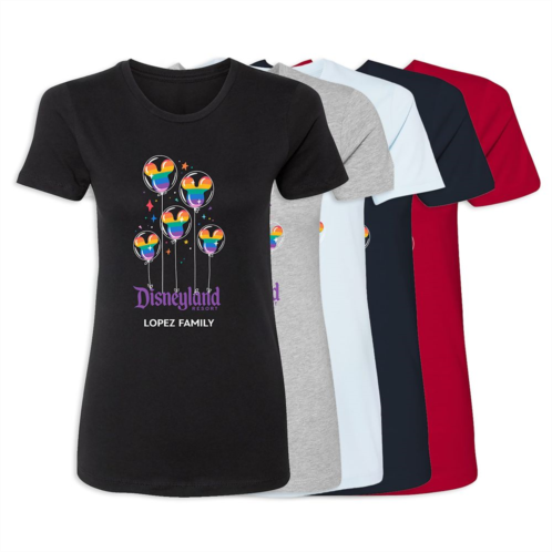 Womens Disneyland Mickey Mouse Balloon T-Shirt Customized