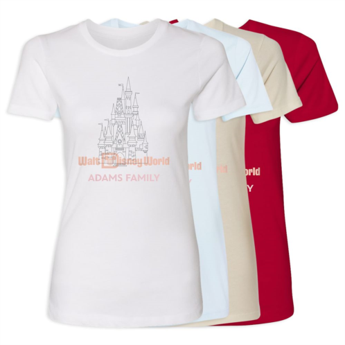 Womens Cinderella Castle Walt Disney World T-Shirt Customized