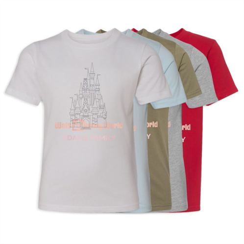 Kids Cinderella Castle Walt Disney World T-Shirt Customized