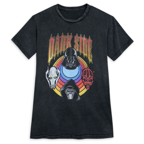 Disney Dark Side Mineral Wash T-Shirt for Adults Star Wars