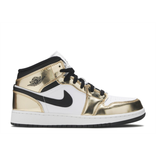 Air Jordan Jordan 1 Mid SE GS Metallic Gold