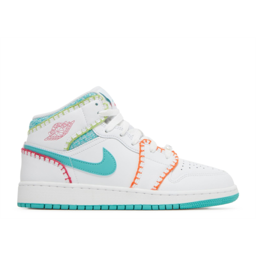 Air Jordan 1 Mid SE GS Multi Knit