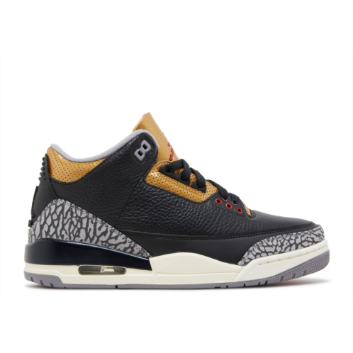 Air Jordan Wmns Jordan 3 Retro Black Gold