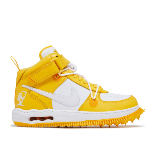 Nike Off-White x Air Force 1 Mid SP Leather Varsity Maize