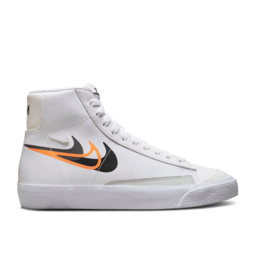Nike Blazer Mid Next Nature GS Multi-Swoosh - White Bright Mandarin