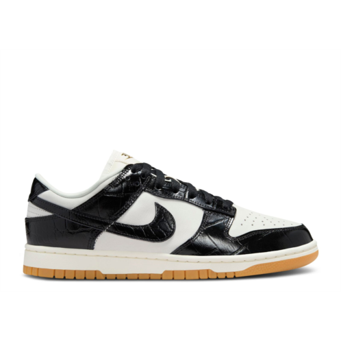 Nike Wmns Dunk Low LX Black Croc