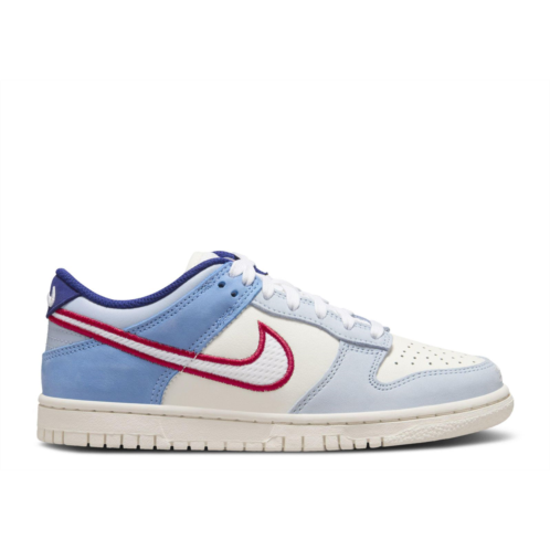 Nike Dunk Low GS Armory Blue Red Mesh