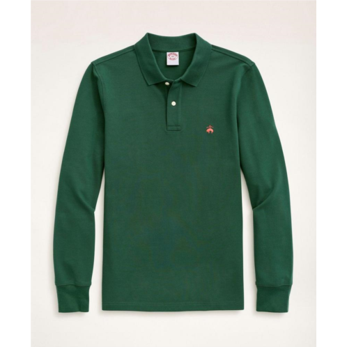 Brooksbrothers Big & Tall Long-Sleeve Stretch Cotton Polo