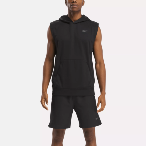 Reebok Mens Strength Sleeveless Hoodie