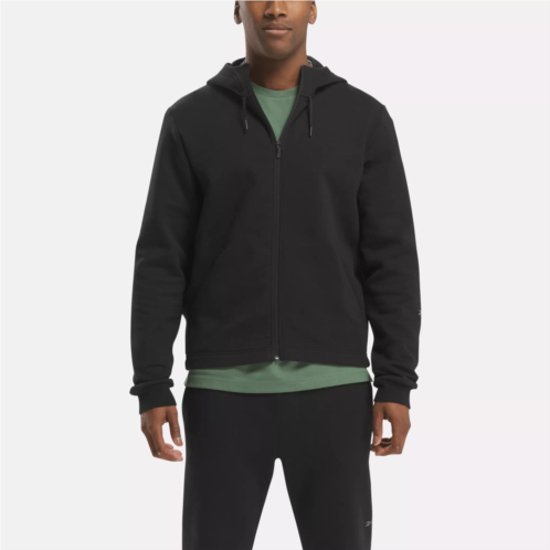 Reebok Mens Active Collective DreamBlend Full-Zip Hoodie