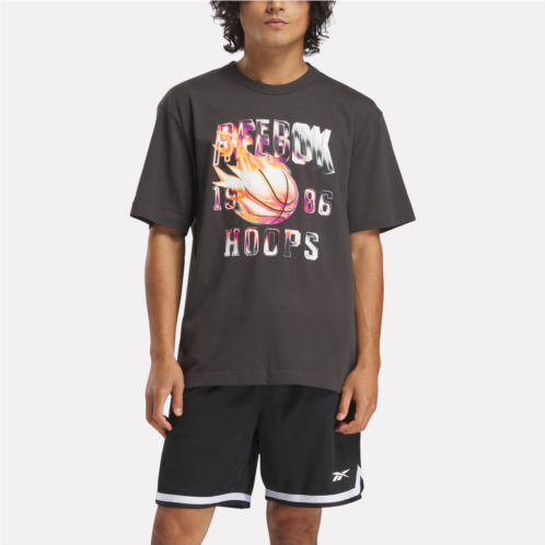 Reebok Mens Gs Basketball On Fire Tee