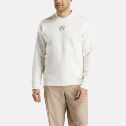 Reebok Mens Long Sleeve Signature Legacy Crest Pullover Top