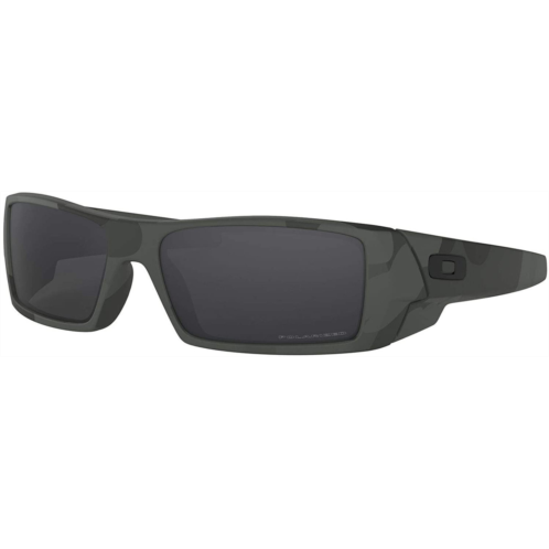 Oakley Gascan Sunglasses - Matte Black / Black Iridium Polarized