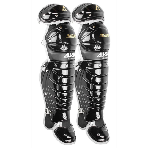 All Star League Series Fastpitch Softball Catchers Leg Guards - Ages 7-9