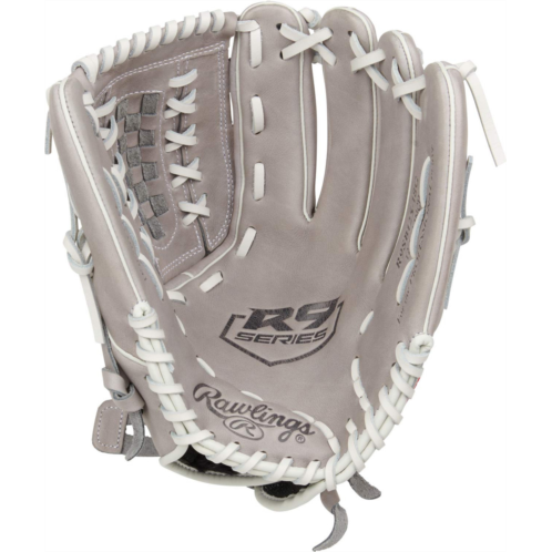 Rawlings R9 12.5 Double Laced Basket Web Fastpitch Softball Glove - Left Hand Throw