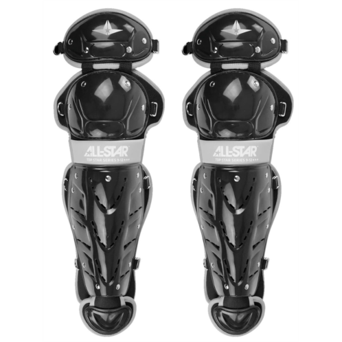 All Star Top Star Baseball Catchers Leg Guards - Ages 9-12
